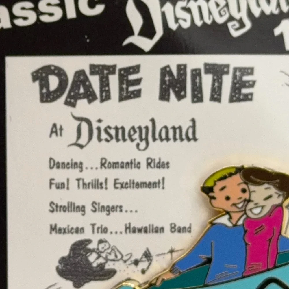 Disney Date Nite at Disneyland 1957 Mad Tea Party‎ Teacup Pin Unisex OS Retro